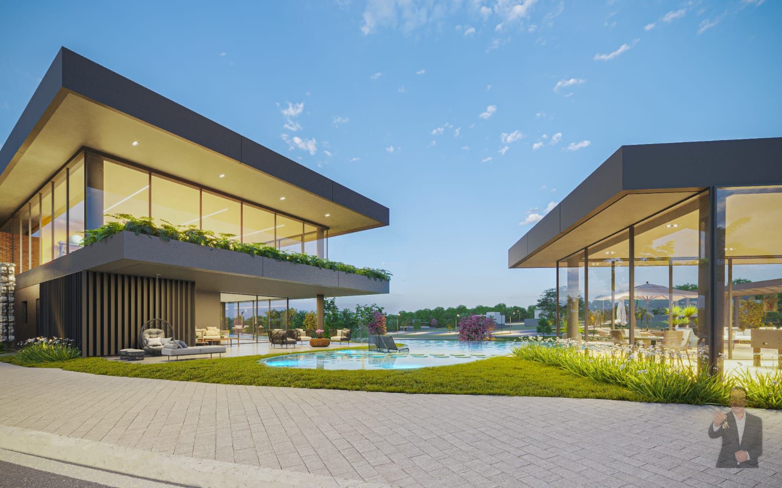 Terreno à venda - 420m² - Condomínio Golden Lake — foto 2