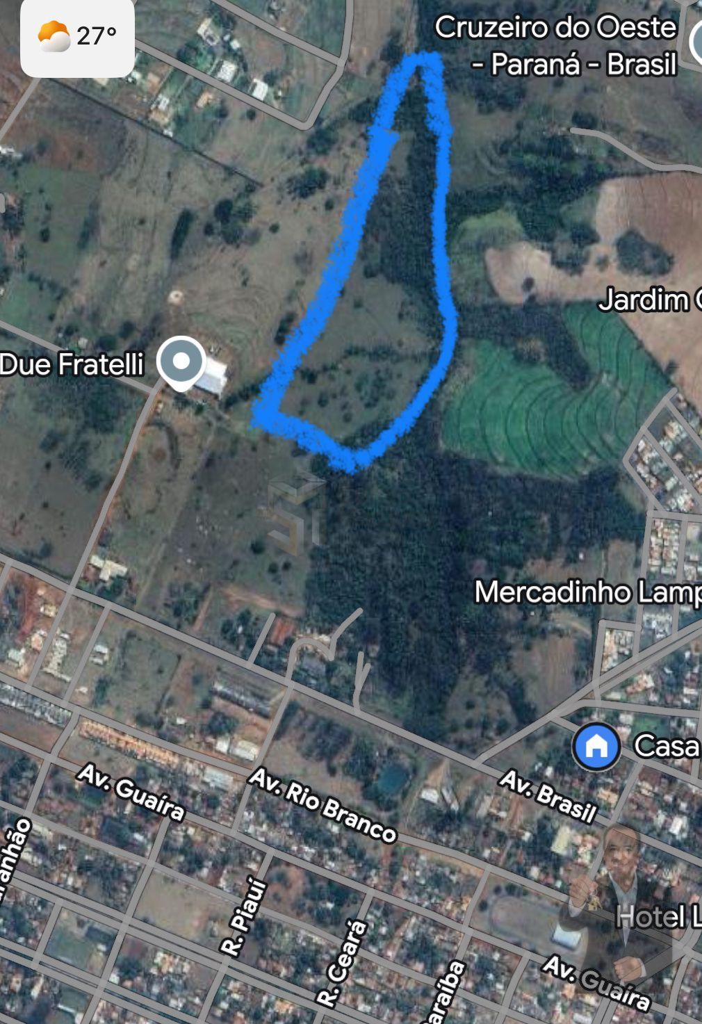 Terreno à venda - 10000m² - Avenida Brasil - Cruzeiro do Oeste - PR — foto 3