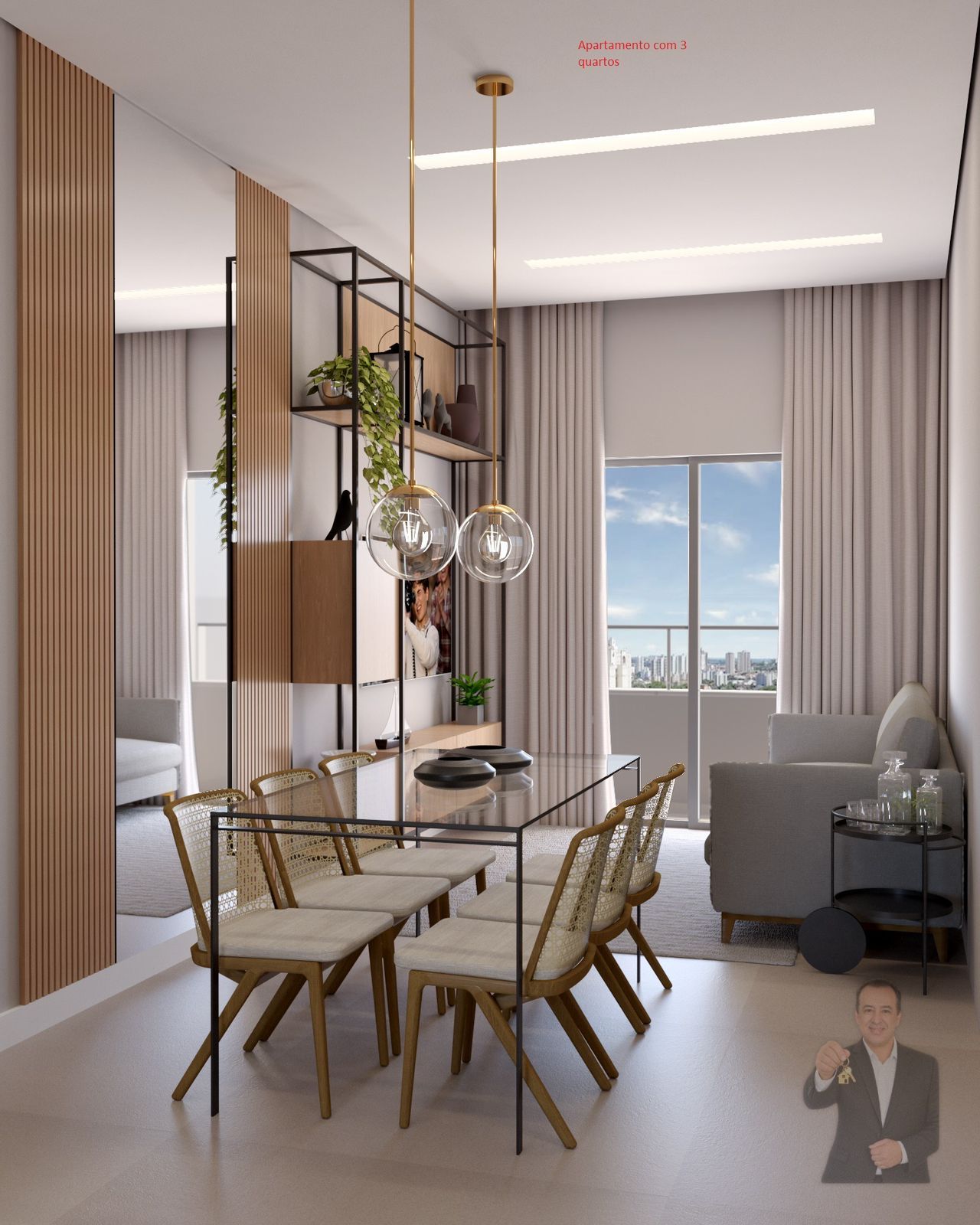 Apartamento à venda - 66.4m² - 2 Quartos - Zona III — foto 7