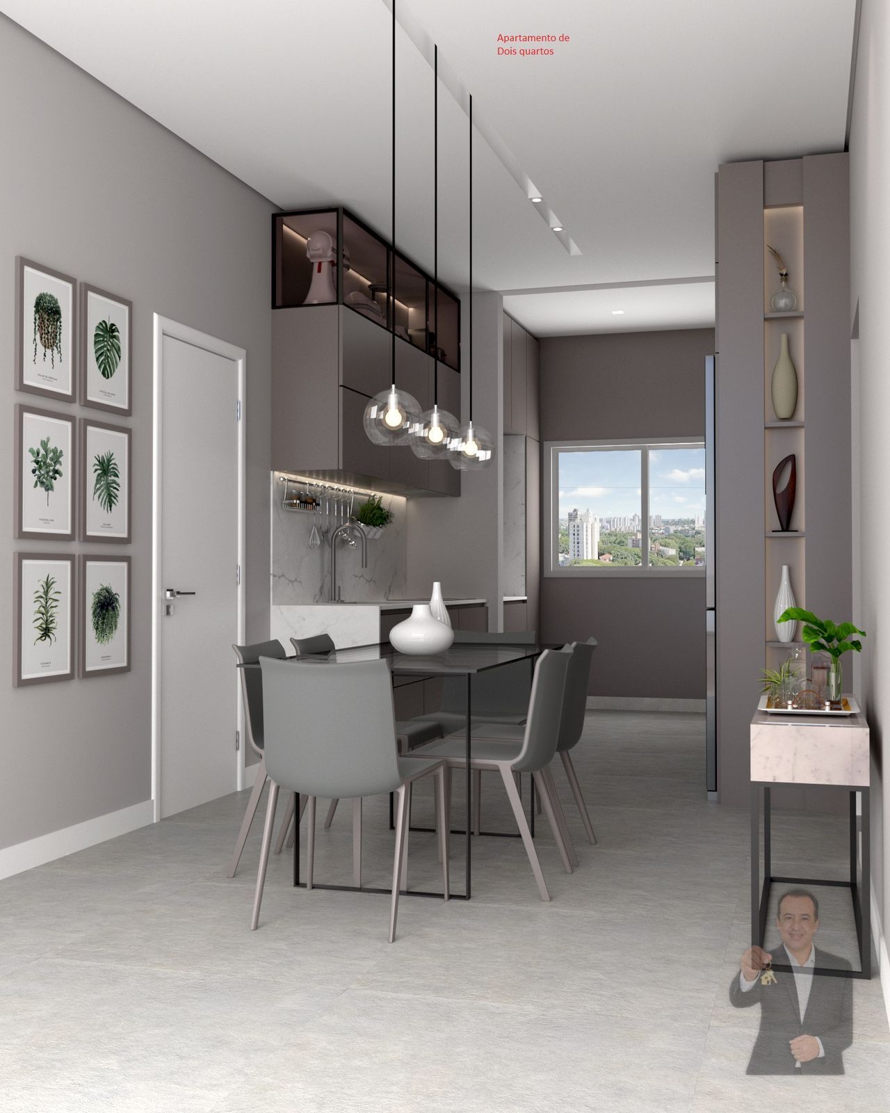 Apartamento à venda - 66.4m² - 2 Quartos - Zona III — foto 9