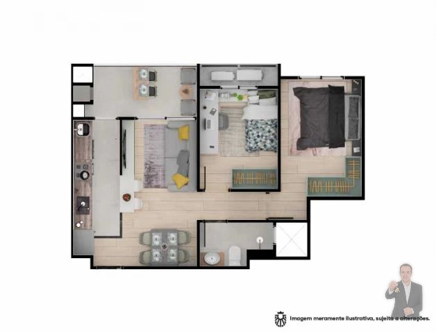 Apartamento à venda - 54m² - Porto Madero - Umuarama — foto 19